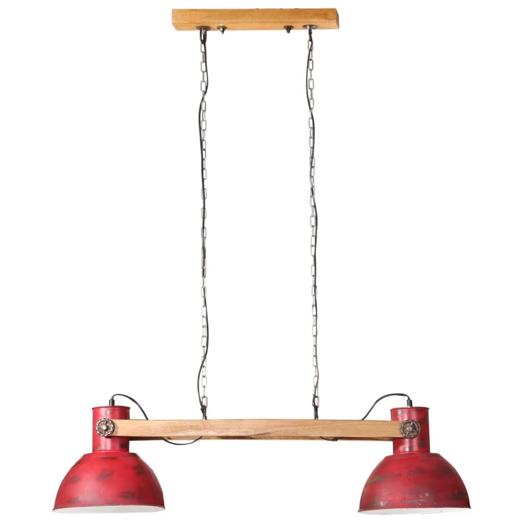 Hanging lamp 25 W red 85x28x109 cm E27