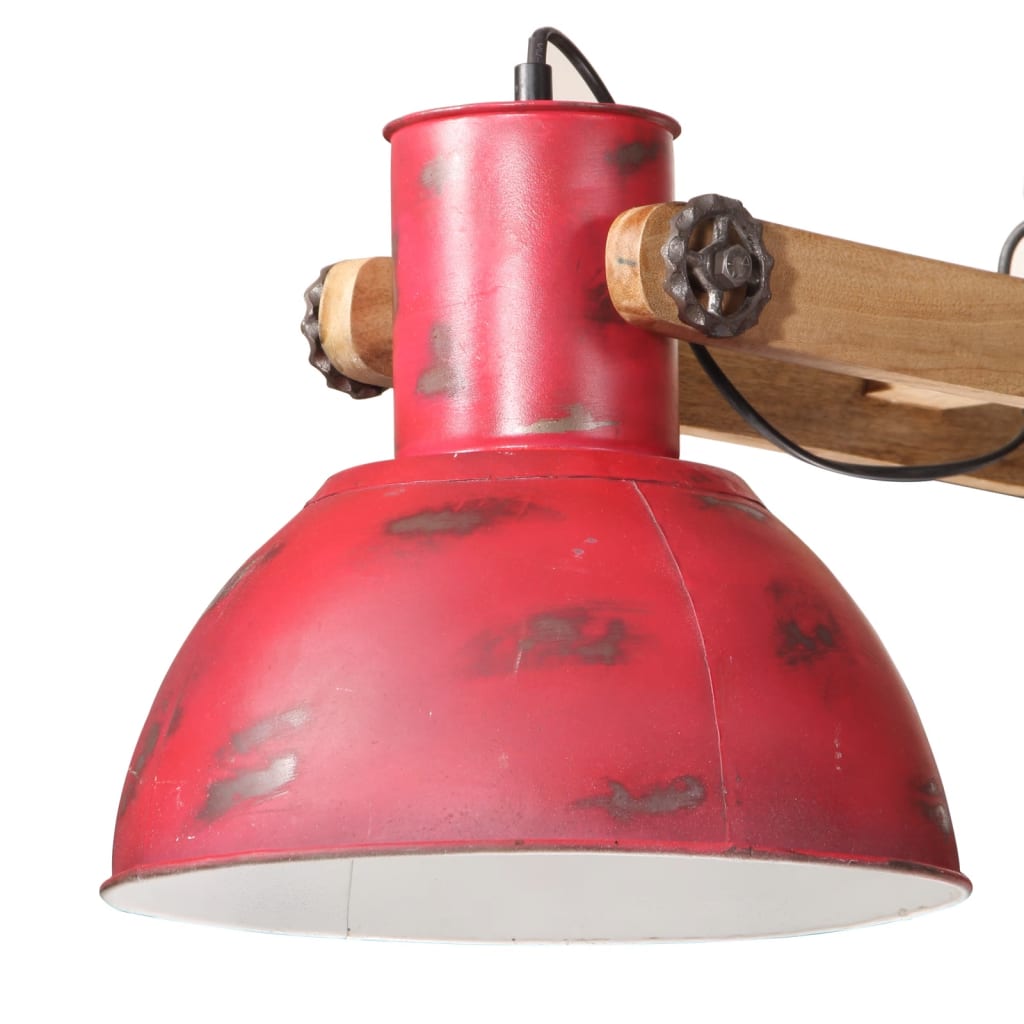 Hanging lamp 25 W red 85x28x109 cm E27