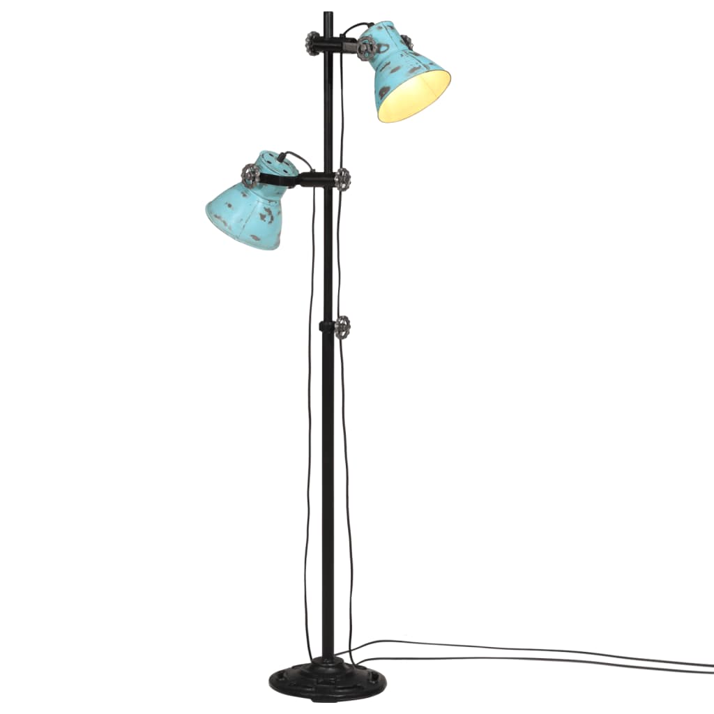 Floor Lamp 25 W Blue 25x25x90/140 cm E27