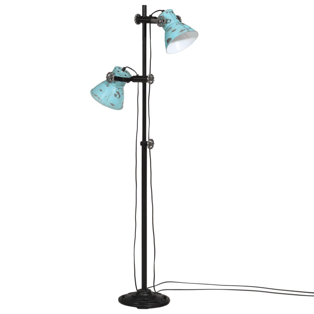 Floor Lamp 25 W Blue 25x25x90/140 cm E27