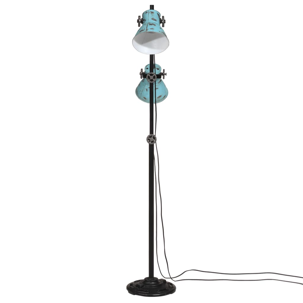 Floor Lamp 25 W Blue 25x25x90/140 cm E27