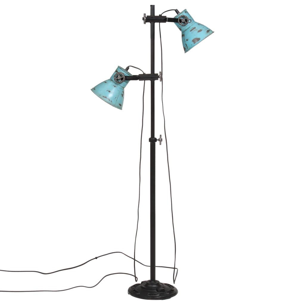 Floor Lamp 25 W Blue 25x25x90/140 cm E27