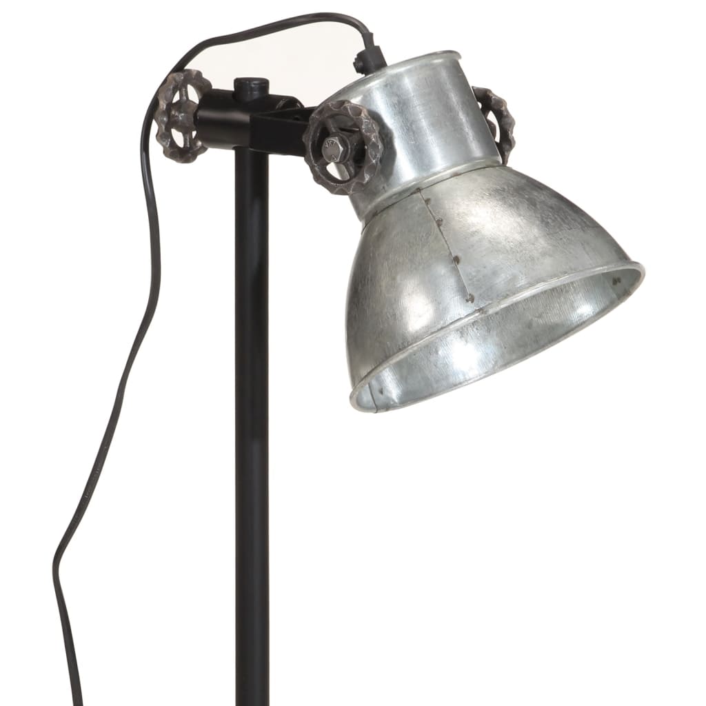 Desk Lamp 25 W Vintage Silver 15x15x55 cm E27