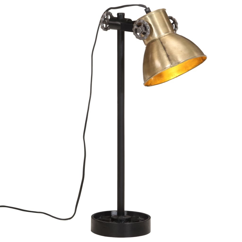 Desk Lamp 25 W Antique Brass 15x15x55 cm E27