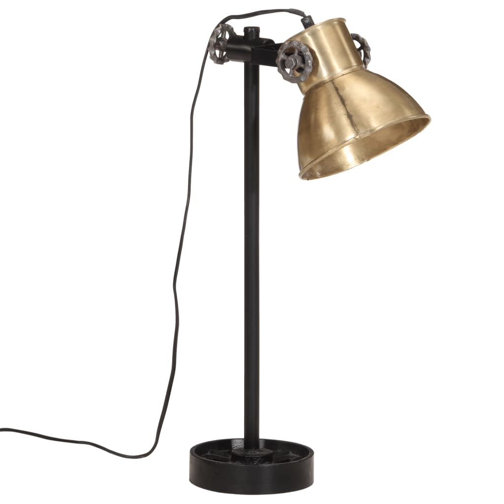 Desk Lamp 25 W Antique Brass 15x15x55 cm E27