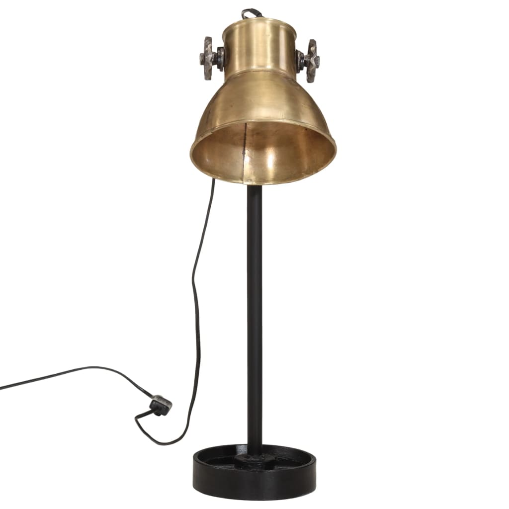 Desk Lamp 25 W Antique Brass 15x15x55 cm E27