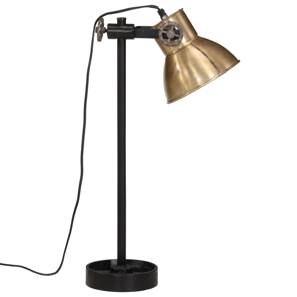 Desk Lamp 25 W Antique Brass 15x15x55 cm E27