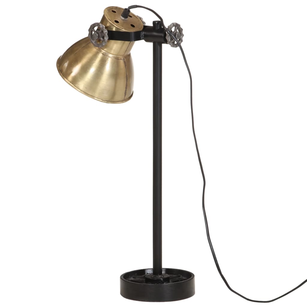 Desk Lamp 25 W Antique Brass 15x15x55 cm E27