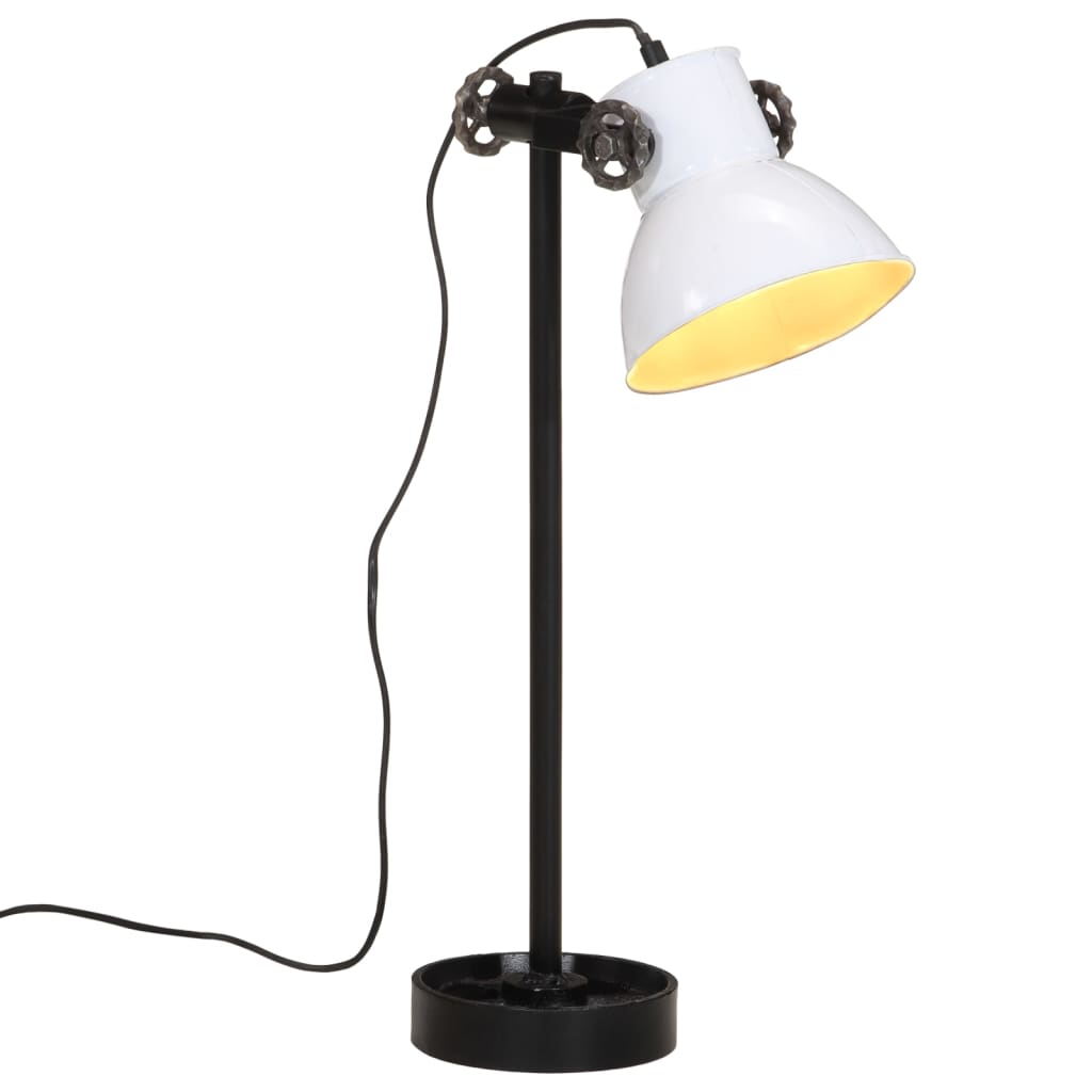 Desk Lamp 25 W White 15x15x55 cm E27