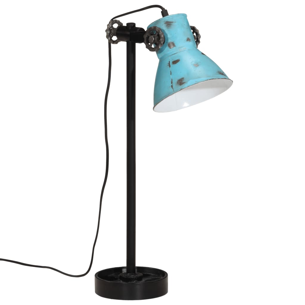 Desk Lamp 25 W Blue 15x15x55 cm E27