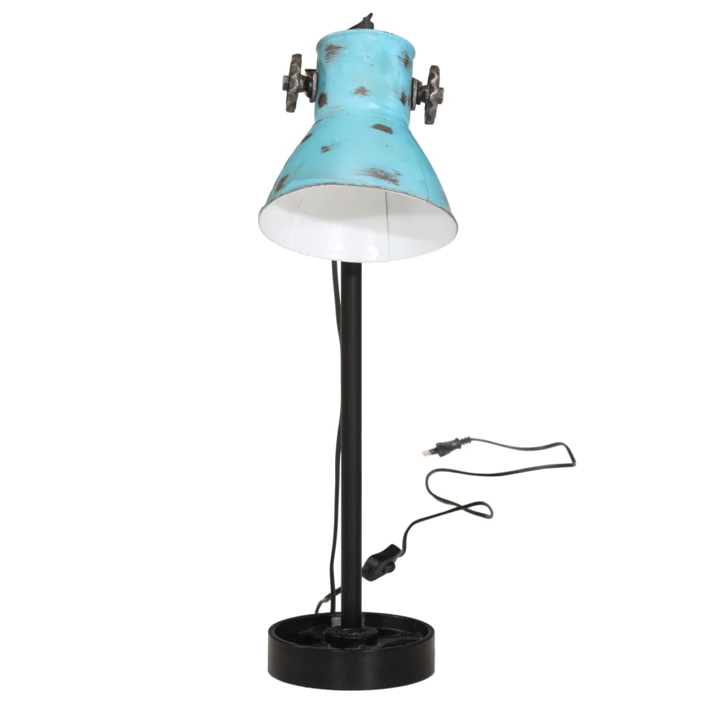 Desk Lamp 25 W Blue 15x15x55 cm E27