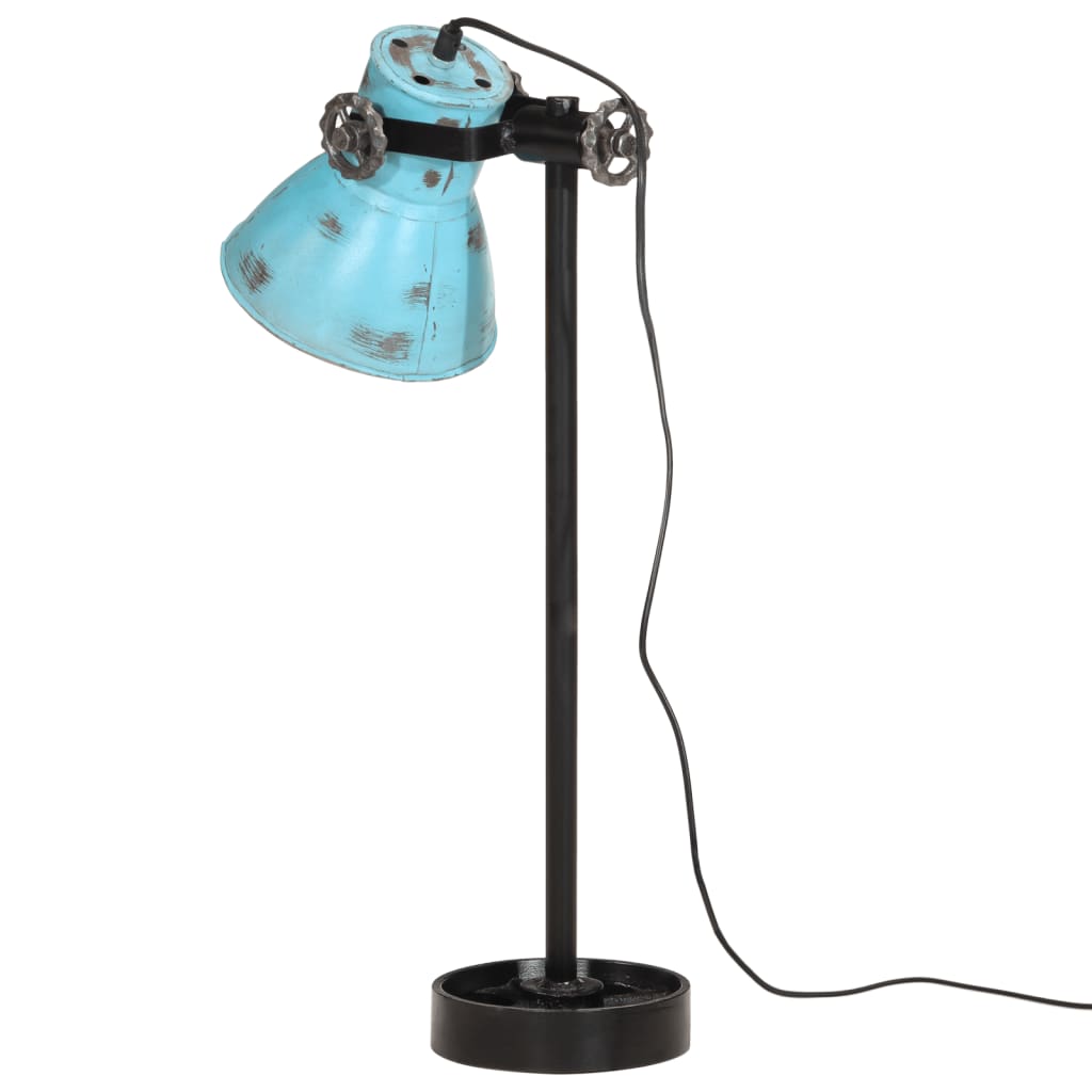 Desk Lamp 25 W Blue 15x15x55 cm E27