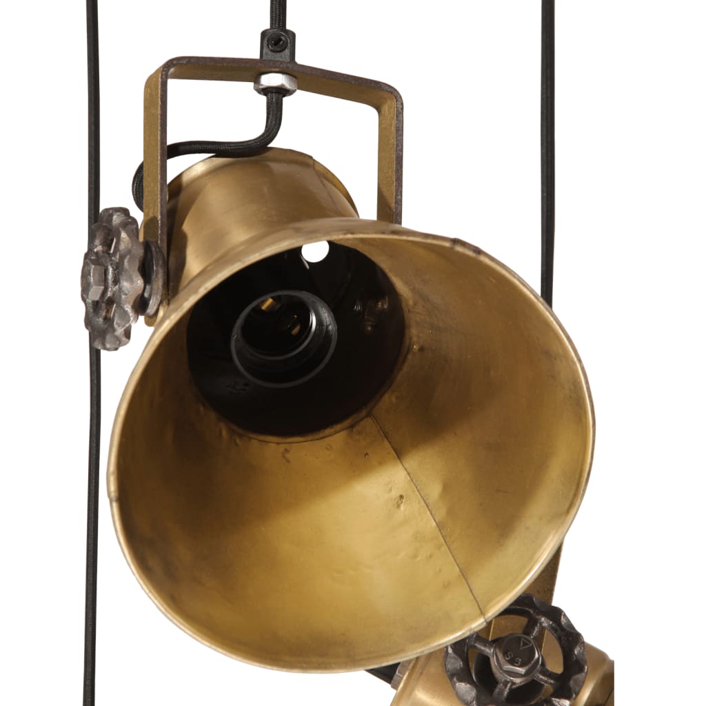 Hanging lamp 25 W antique brass 30x30x100 cm E27