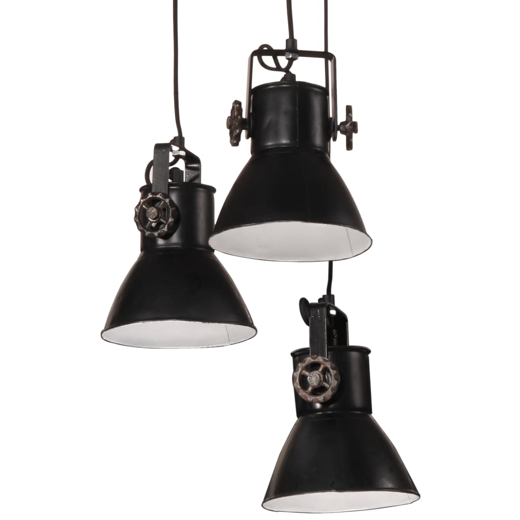 Hanging lamp 25 W black 30x30x100 cm E27