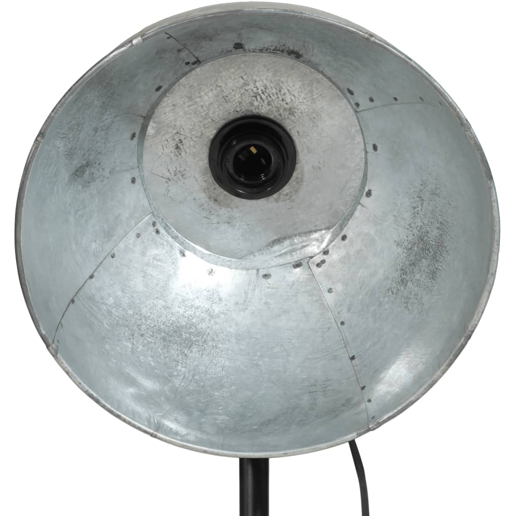 Floor lamp 25 W vintage silver 61x61x90/150 cm E27