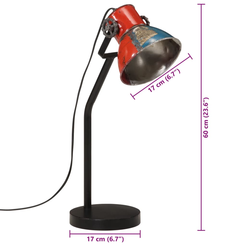 Desk Lamp 25 W Multi-Color 17x17x60 cm E27