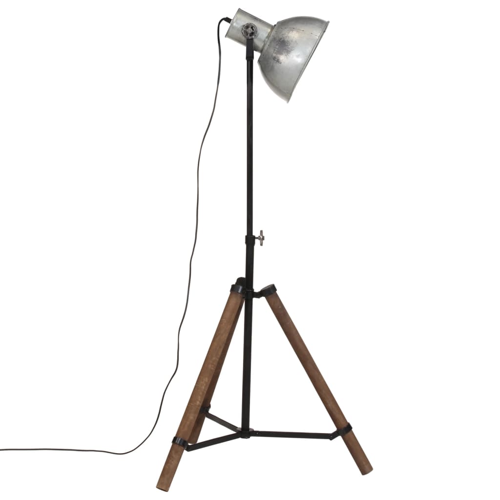 Floor Lamp 25 W Vintage Silver 75x75x90-150 cm E27