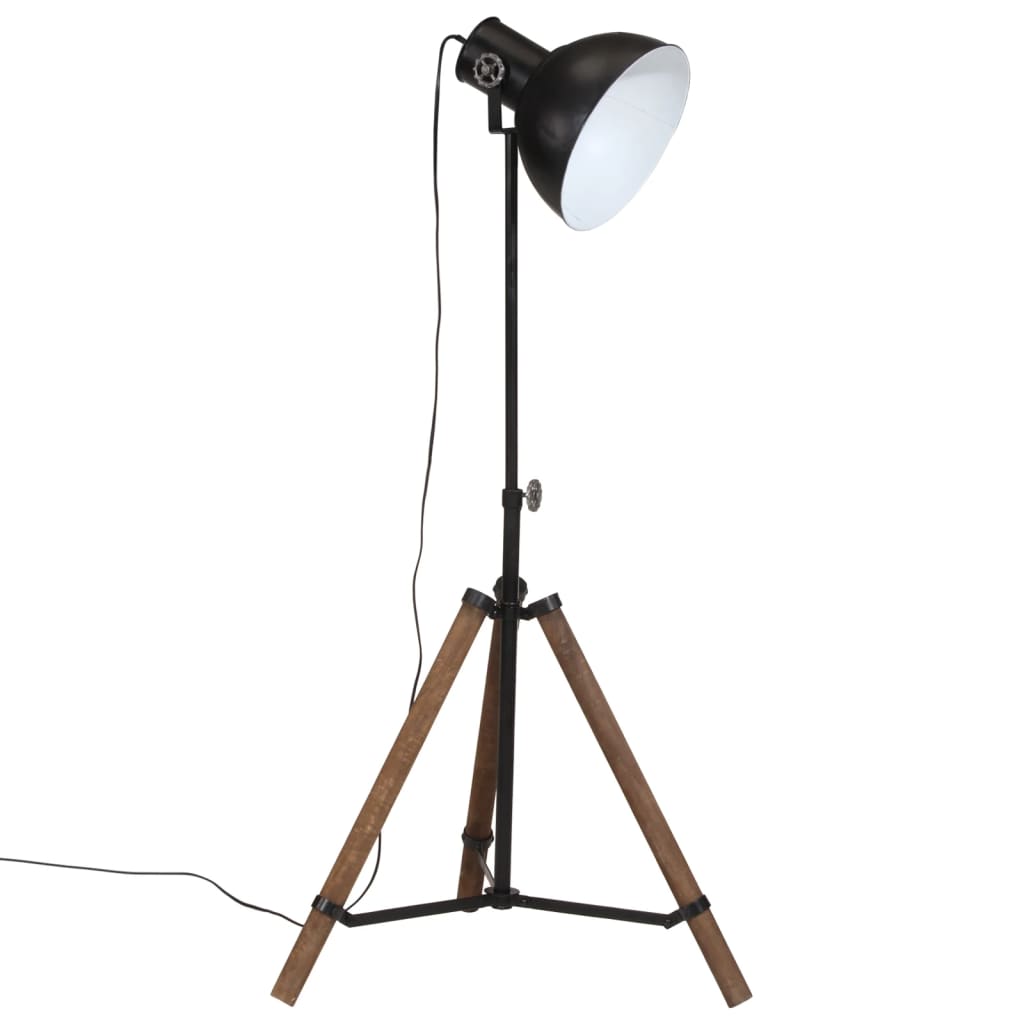 Floor Lamp 25 W Black 75x75x90-150 cm E27