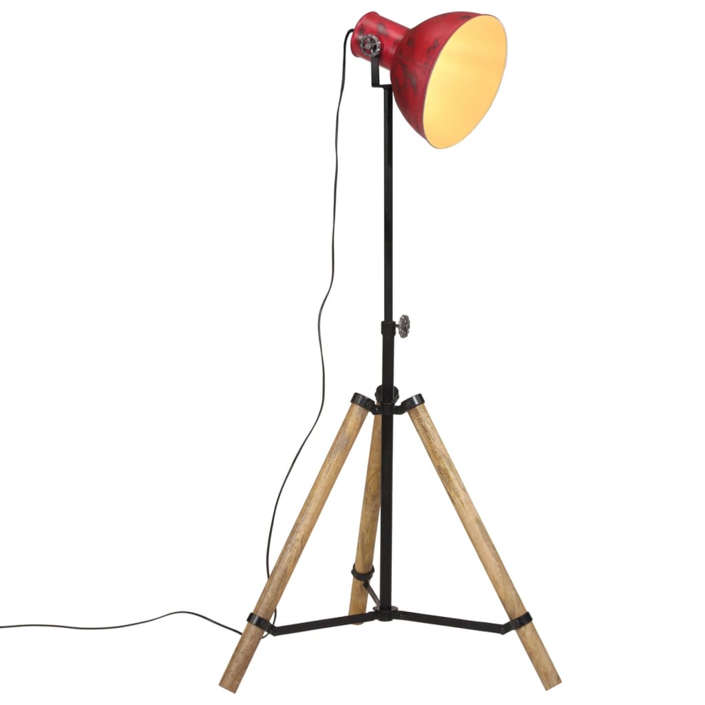 Floor Lamp 25 W Red 75x75x90-150 cm E27