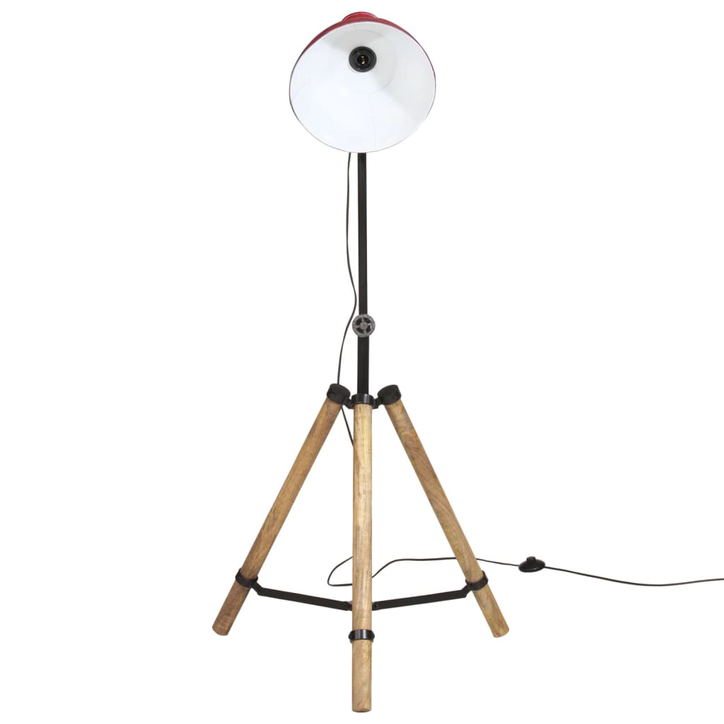 Floor Lamp 25 W Red 75x75x90-150 cm E27