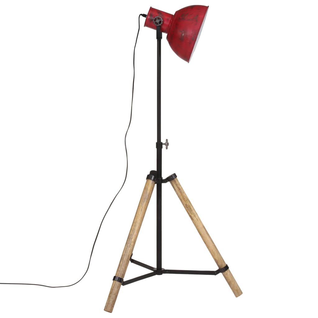 Floor Lamp 25 W Red 75x75x90-150 cm E27