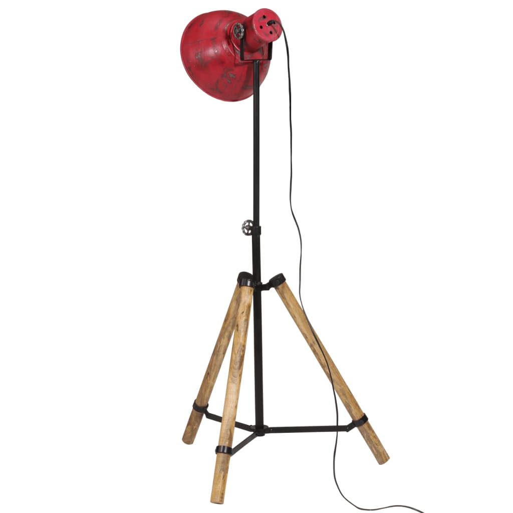 Floor Lamp 25 W Red 75x75x90-150 cm E27