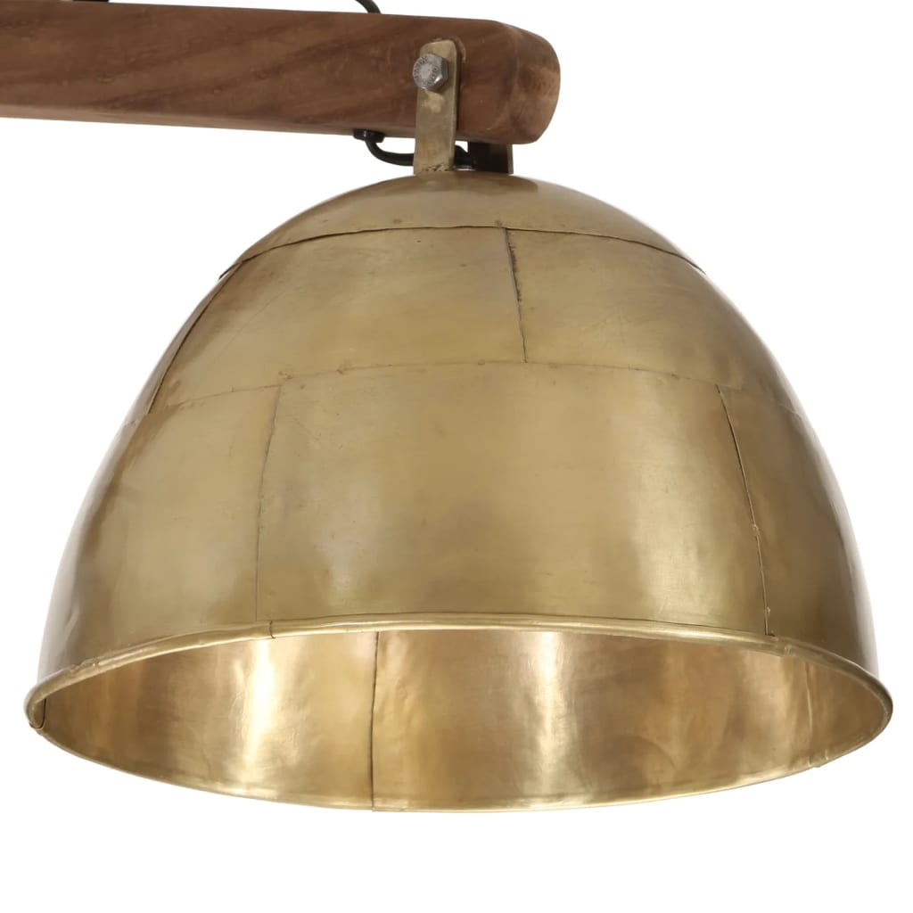 Ceiling light 25 W antique brass 105x30x65-108 cm E27