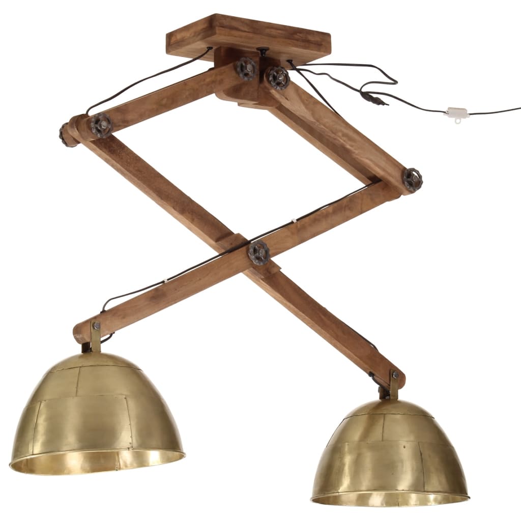 Ceiling light 25 W antique brass 29x18x85 cm E27