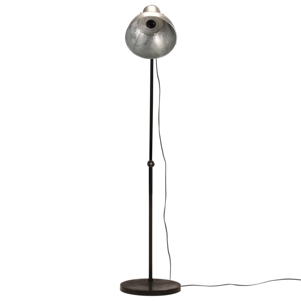 Floor Lamp 25 W Vintage Silver 150 cm E27