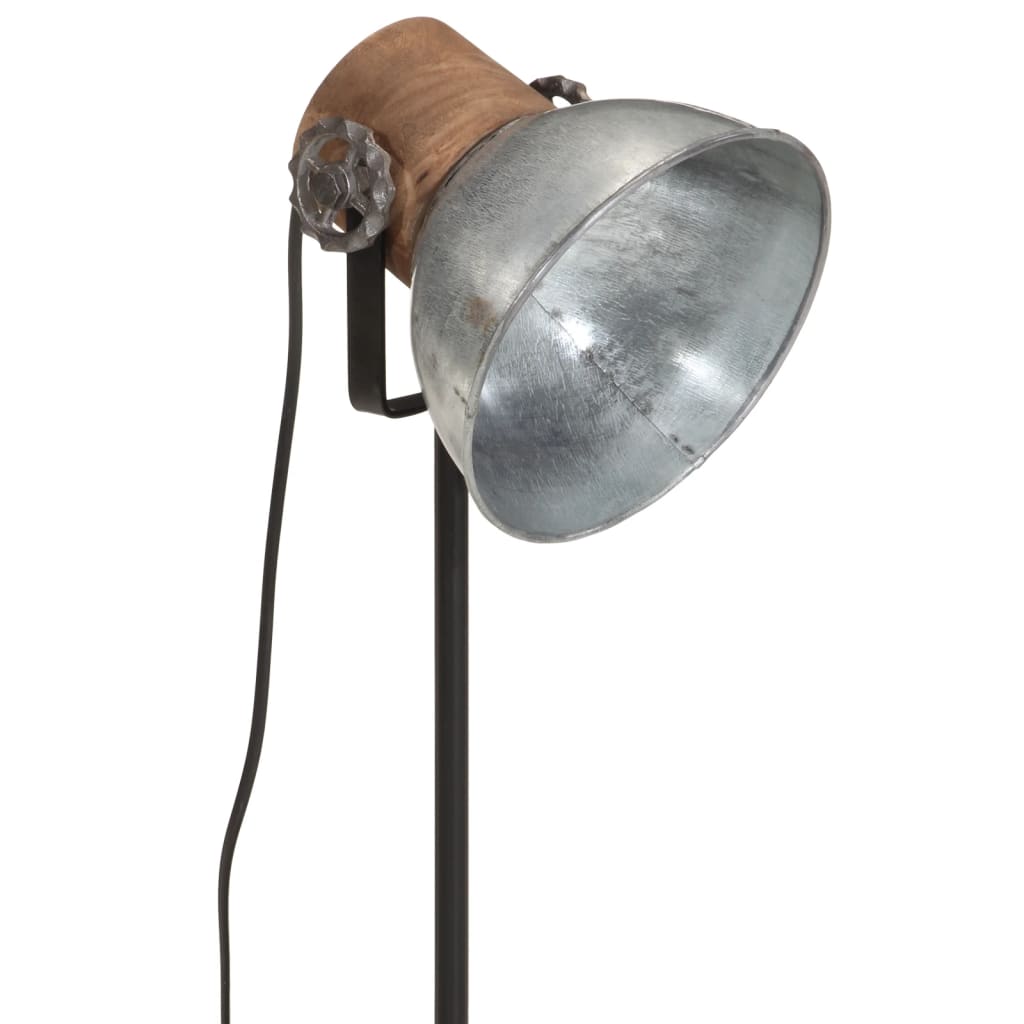 Desk Lamp 25 W Vintage Silver 17x17x50 cm E27