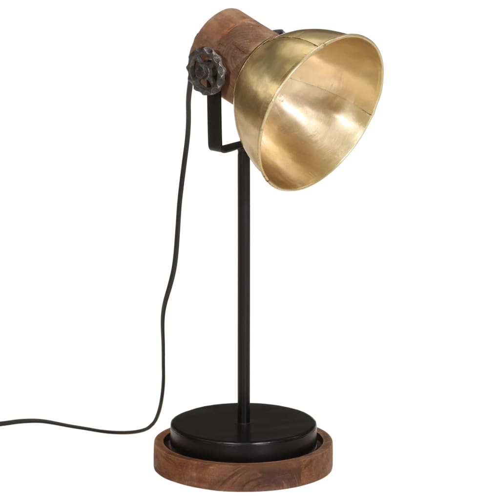 Desk Lamp 25 W Antique Brass 17x17x50 cm E27