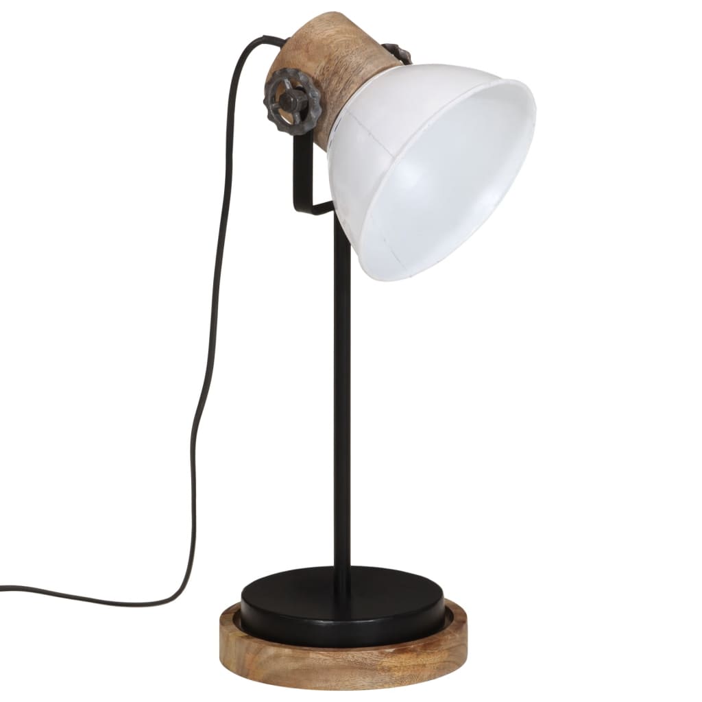 Desk Lamp 25 W White 17x17x50 cm E27