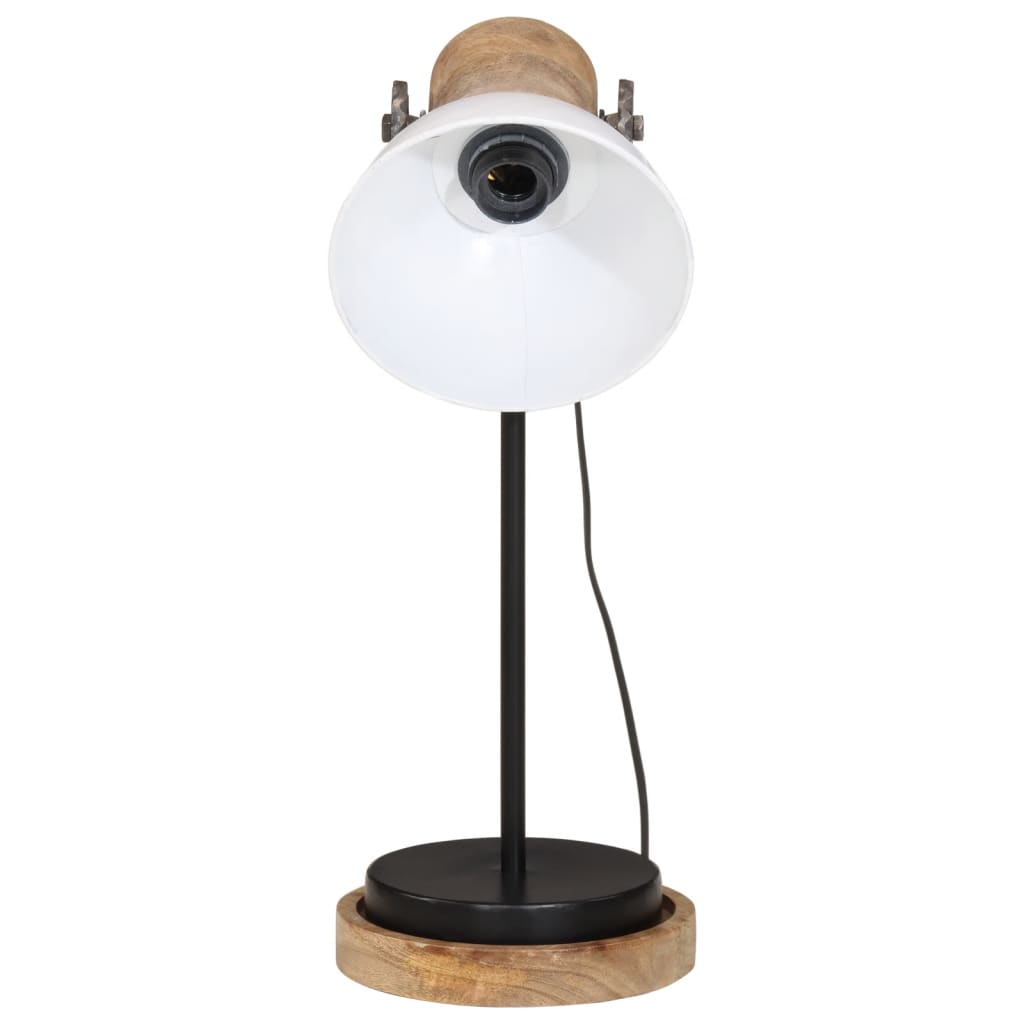 Desk Lamp 25 W White 17x17x50 cm E27