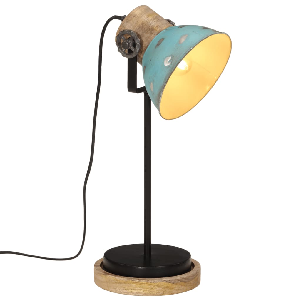 Desk Lamp 25 W Blue 17x17x50 cm E27