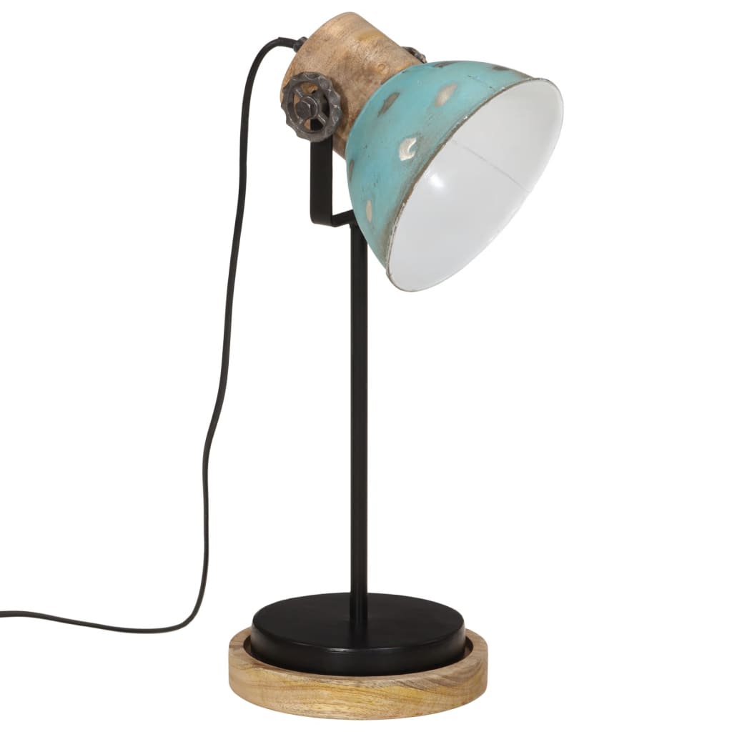 Desk Lamp 25 W Blue 17x17x50 cm E27