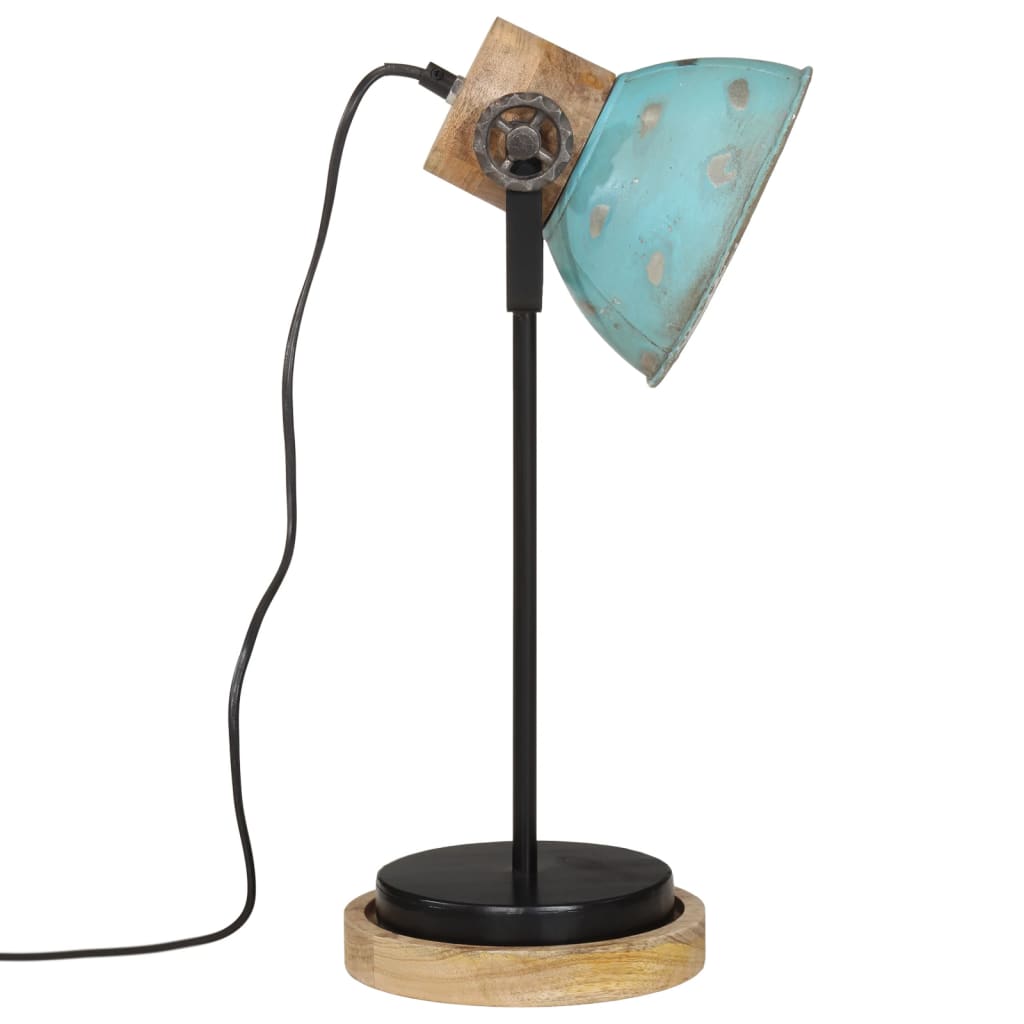 Desk Lamp 25 W Blue 17x17x50 cm E27