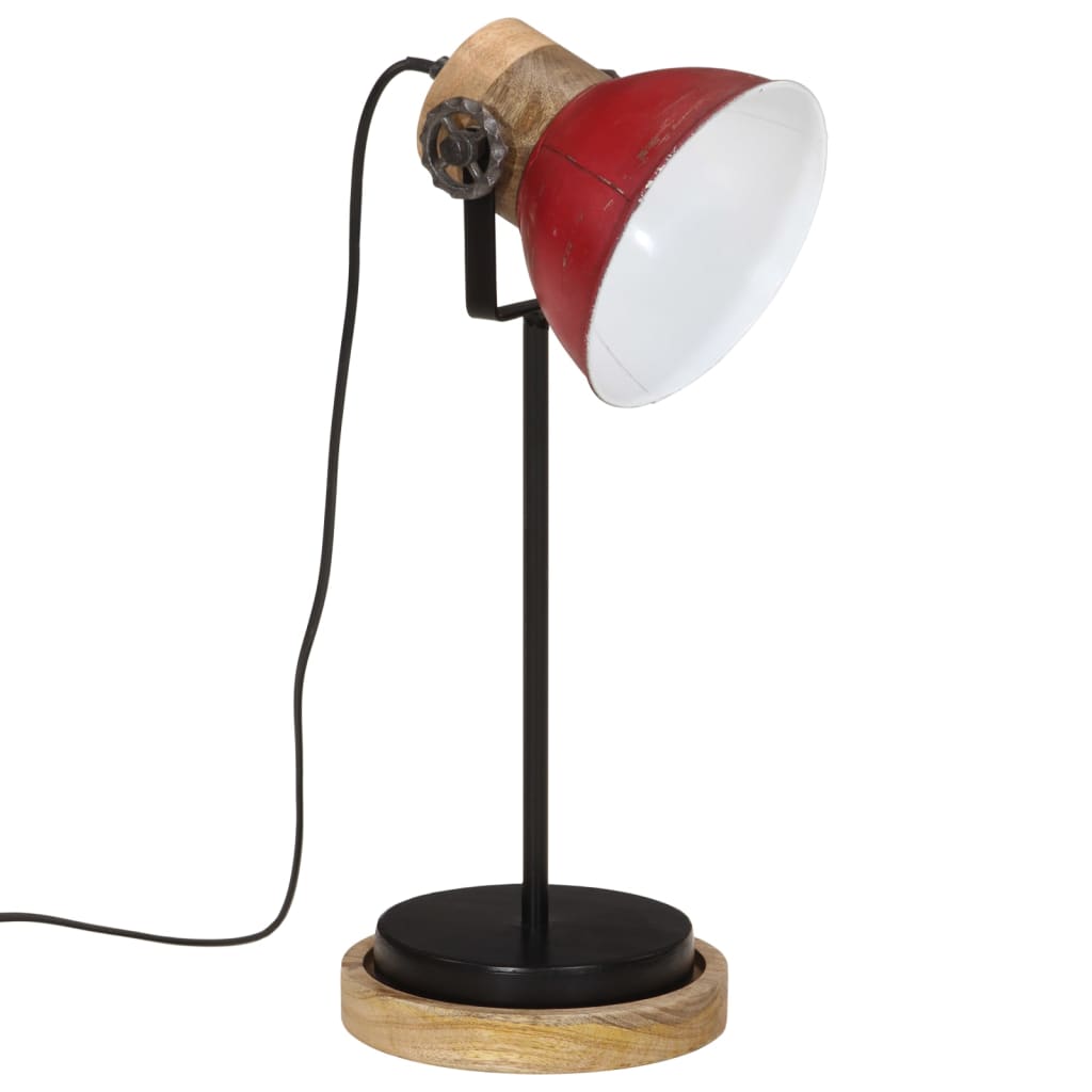 Desk Lamp 25 W Red 17x17x50 cm E27