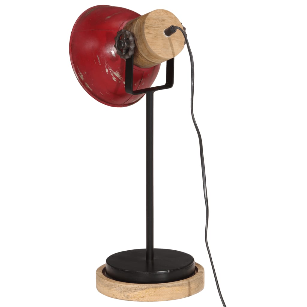 Desk Lamp 25 W Red 17x17x50 cm E27