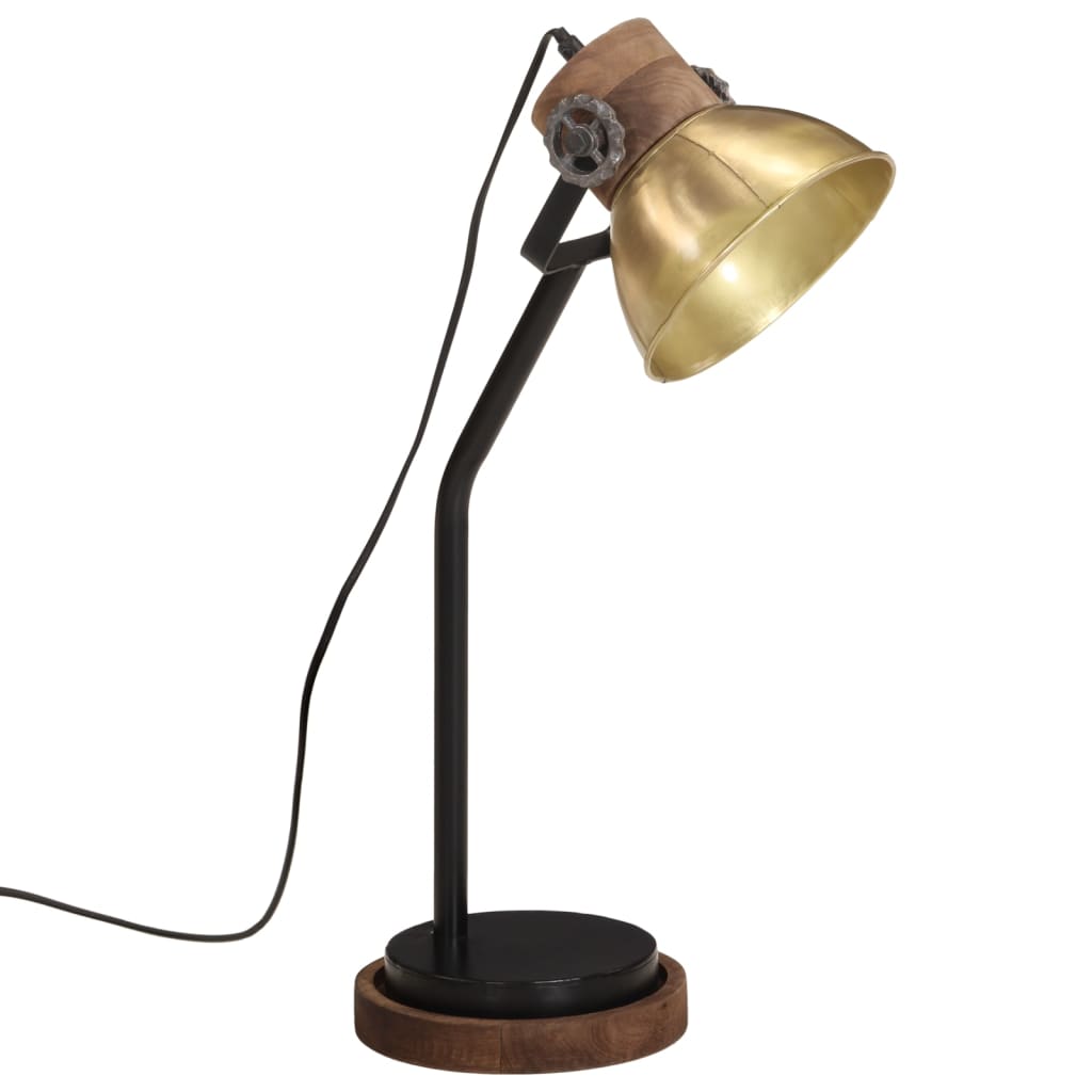 Desk Lamp 25 W Antique Brass 18x18x60 cm E27