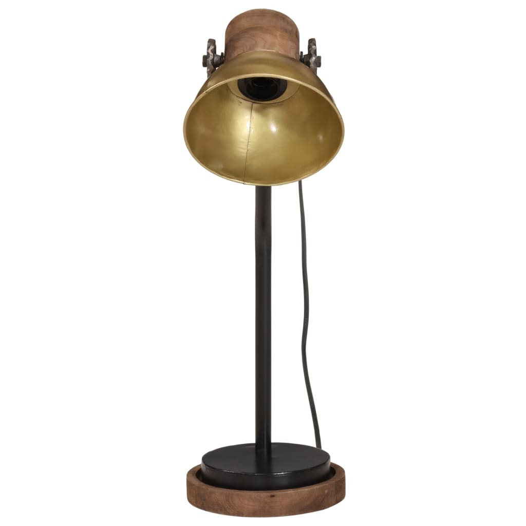 Desk Lamp 25 W Antique Brass 18x18x60 cm E27