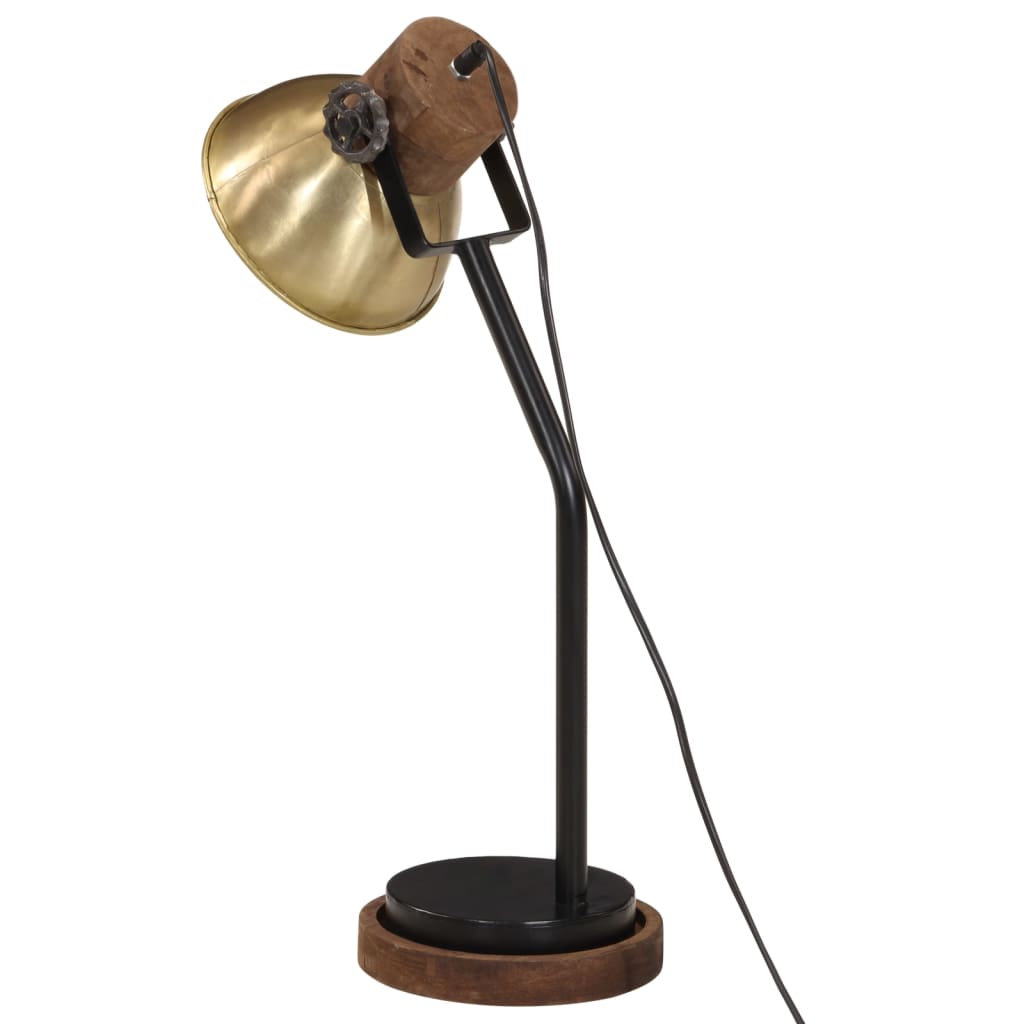 Desk Lamp 25 W Antique Brass 18x18x60 cm E27