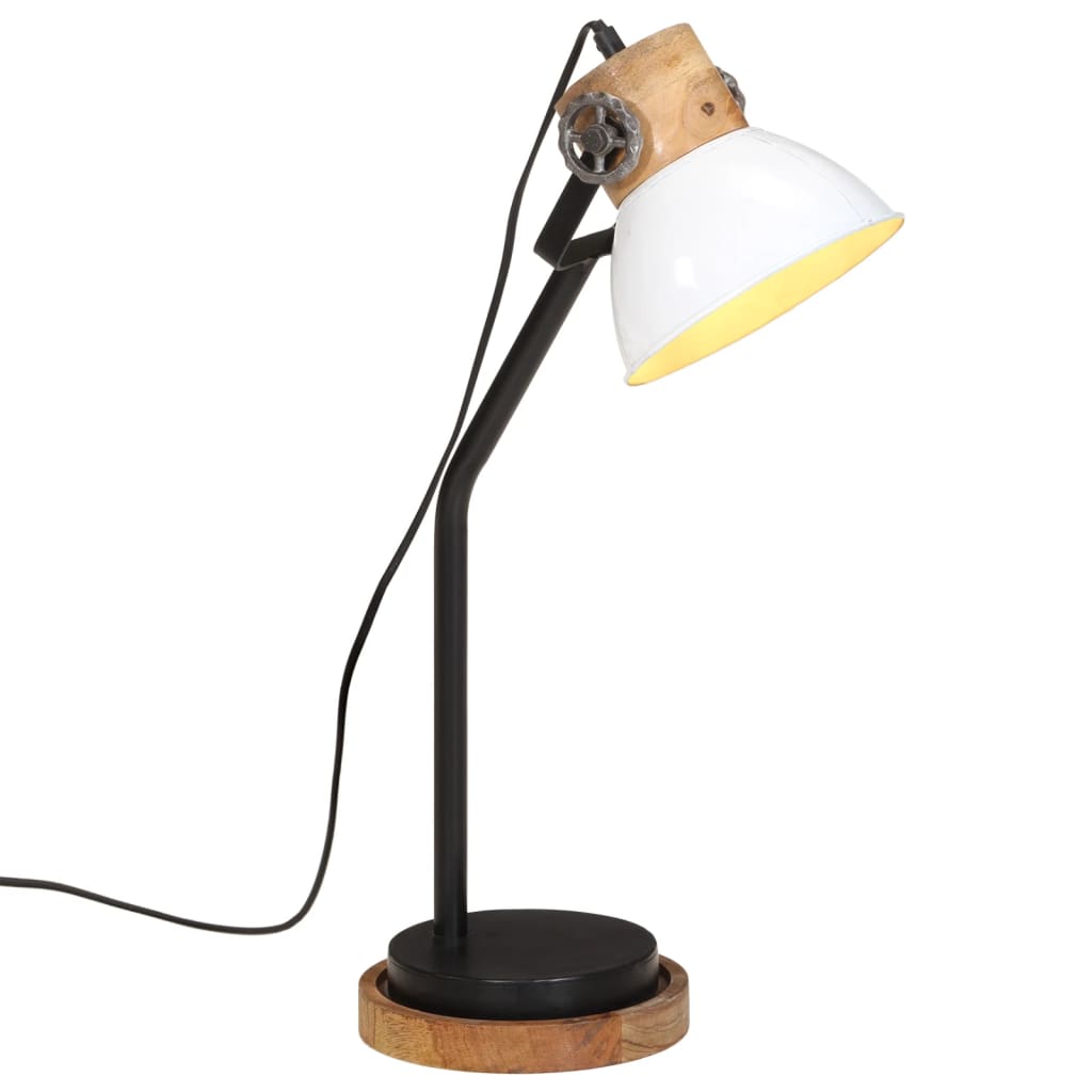 Desk Lamp 25 W White 18x18x60 cm E27