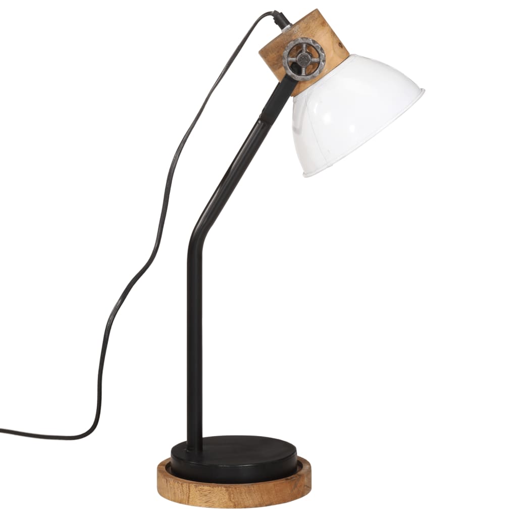 Desk Lamp 25 W White 18x18x60 cm E27