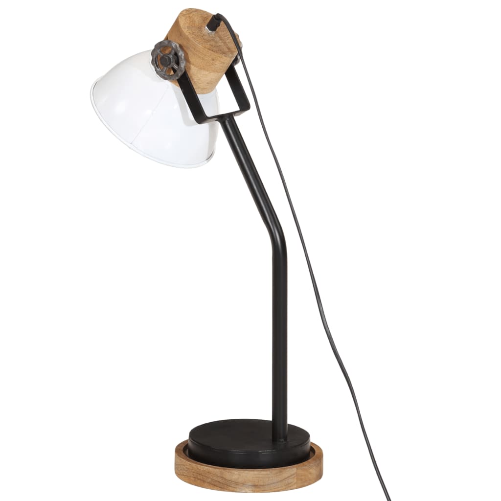 Desk Lamp 25 W White 18x18x60 cm E27