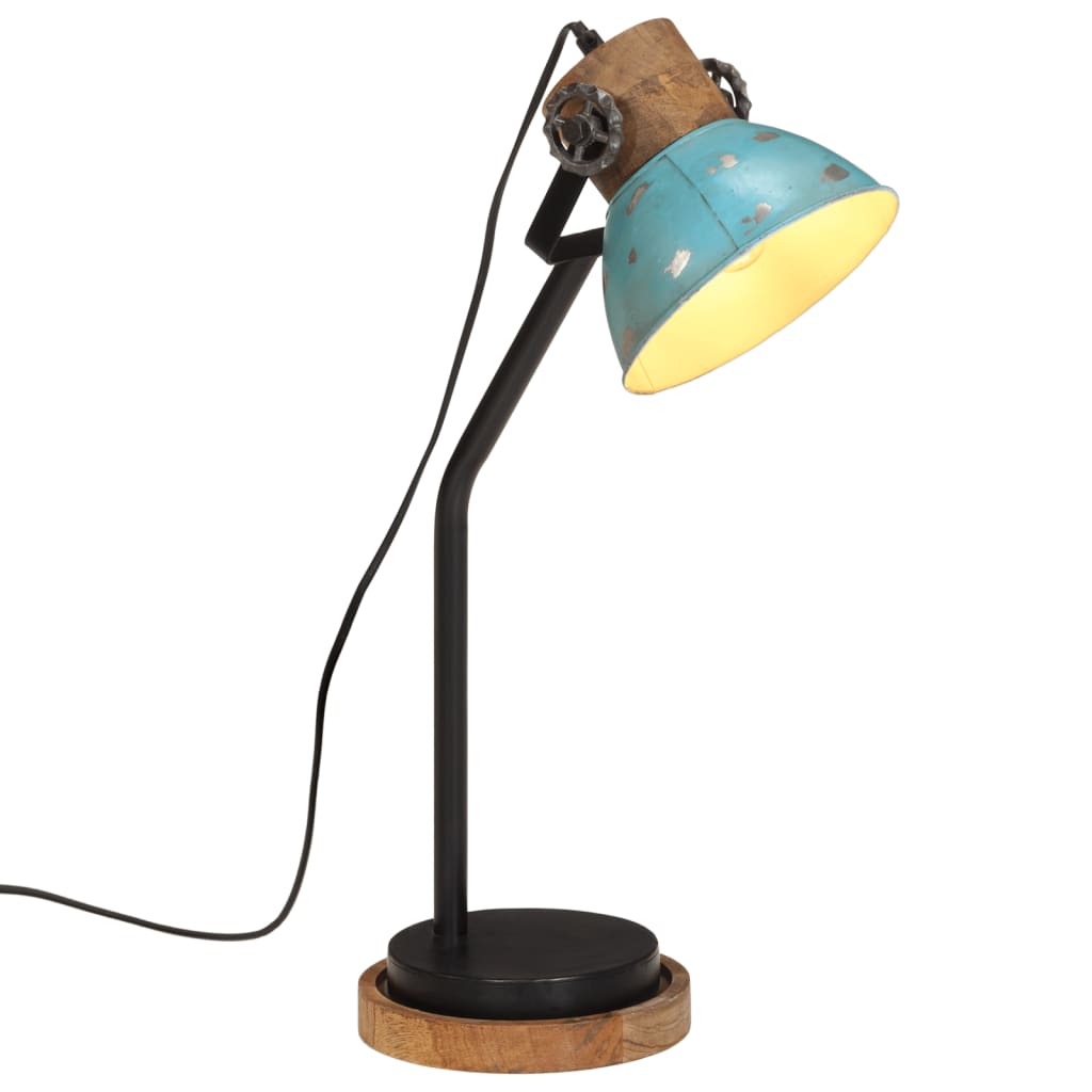 Desk Lamp 25 W Blue 18x18x60 cm E27