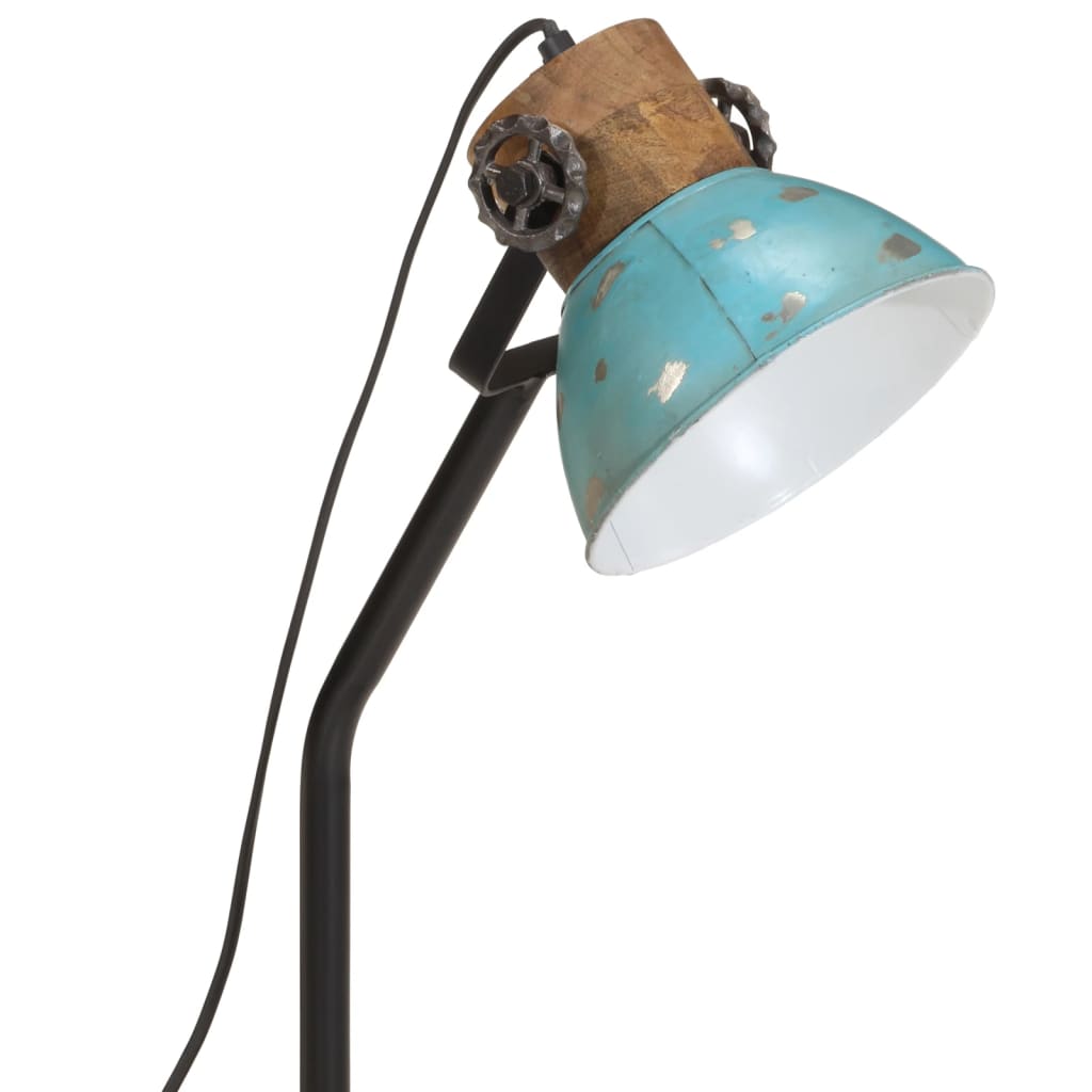 Schreibtischlampe 25 W Blau 18x18x60 cm E27