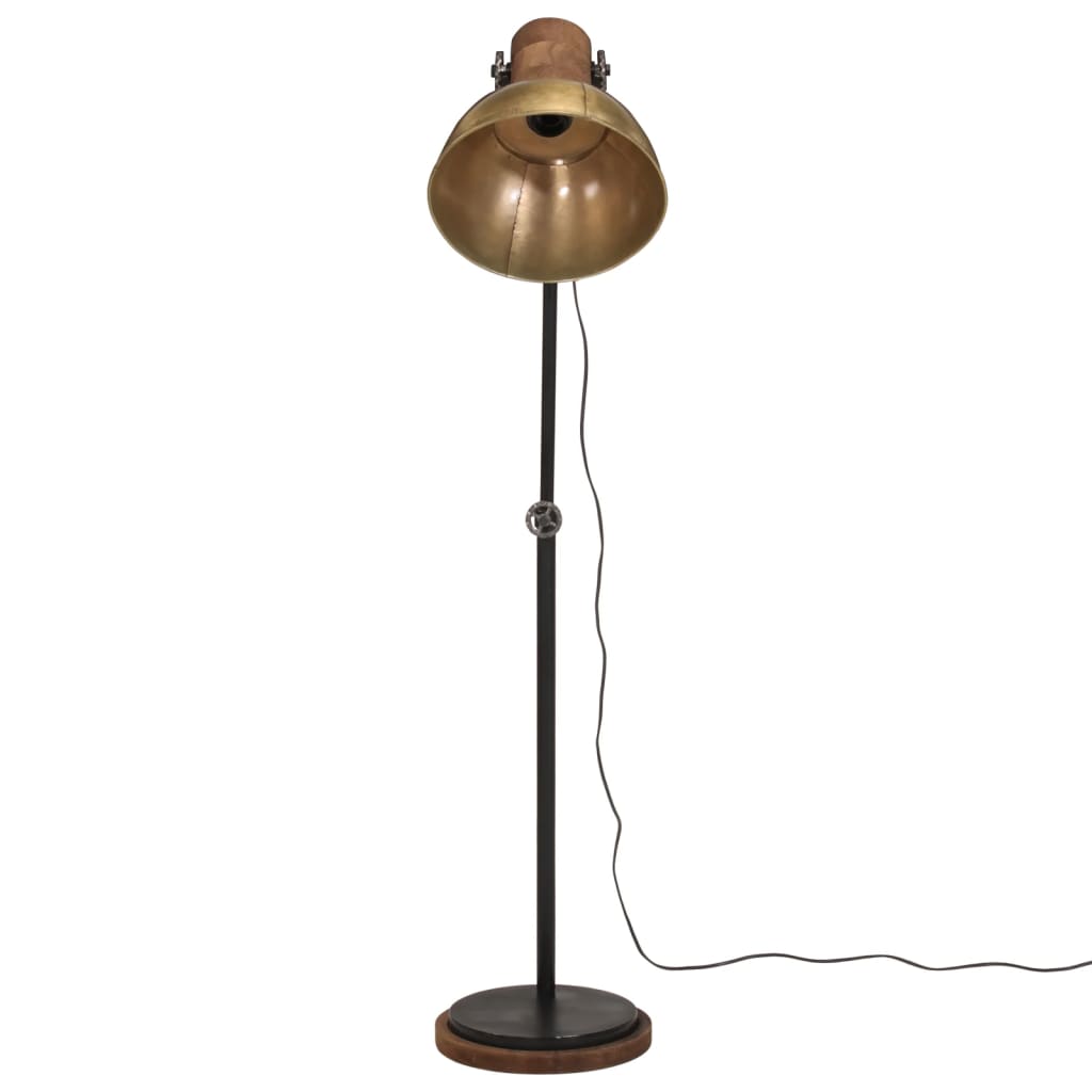 Floor Lamp 25 W Antique Brass 30x30x100-150 cm E27