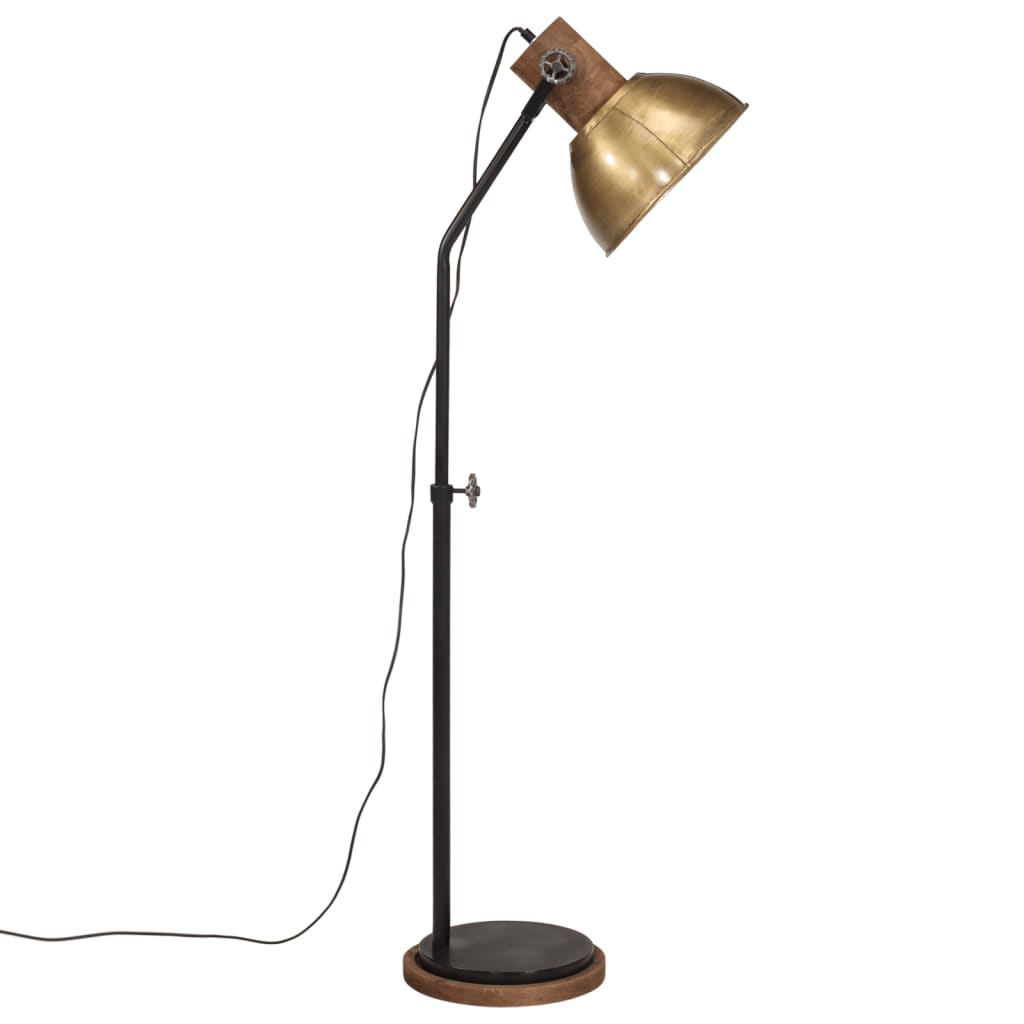 Floor Lamp 25 W Antique Brass 30x30x100-150 cm E27