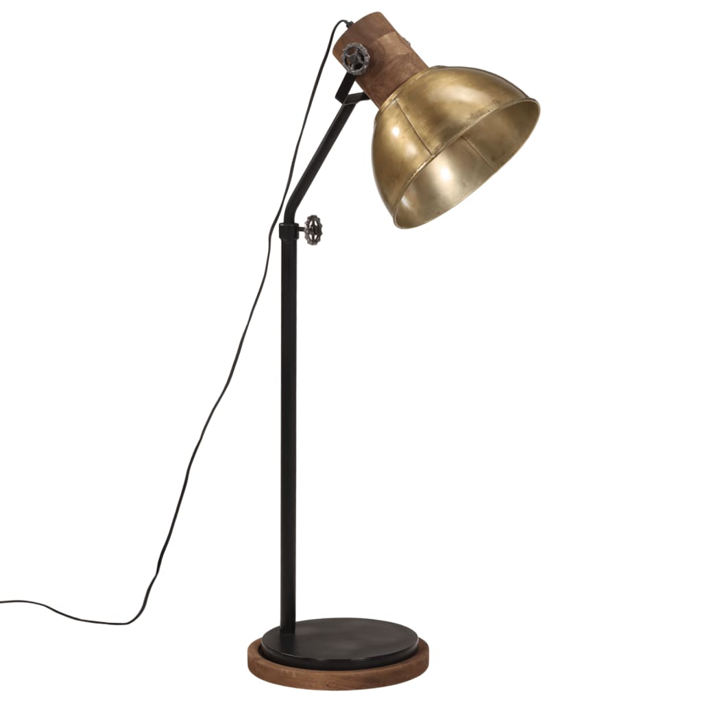 Floor Lamp 25 W Antique Brass 30x30x100-150 cm E27