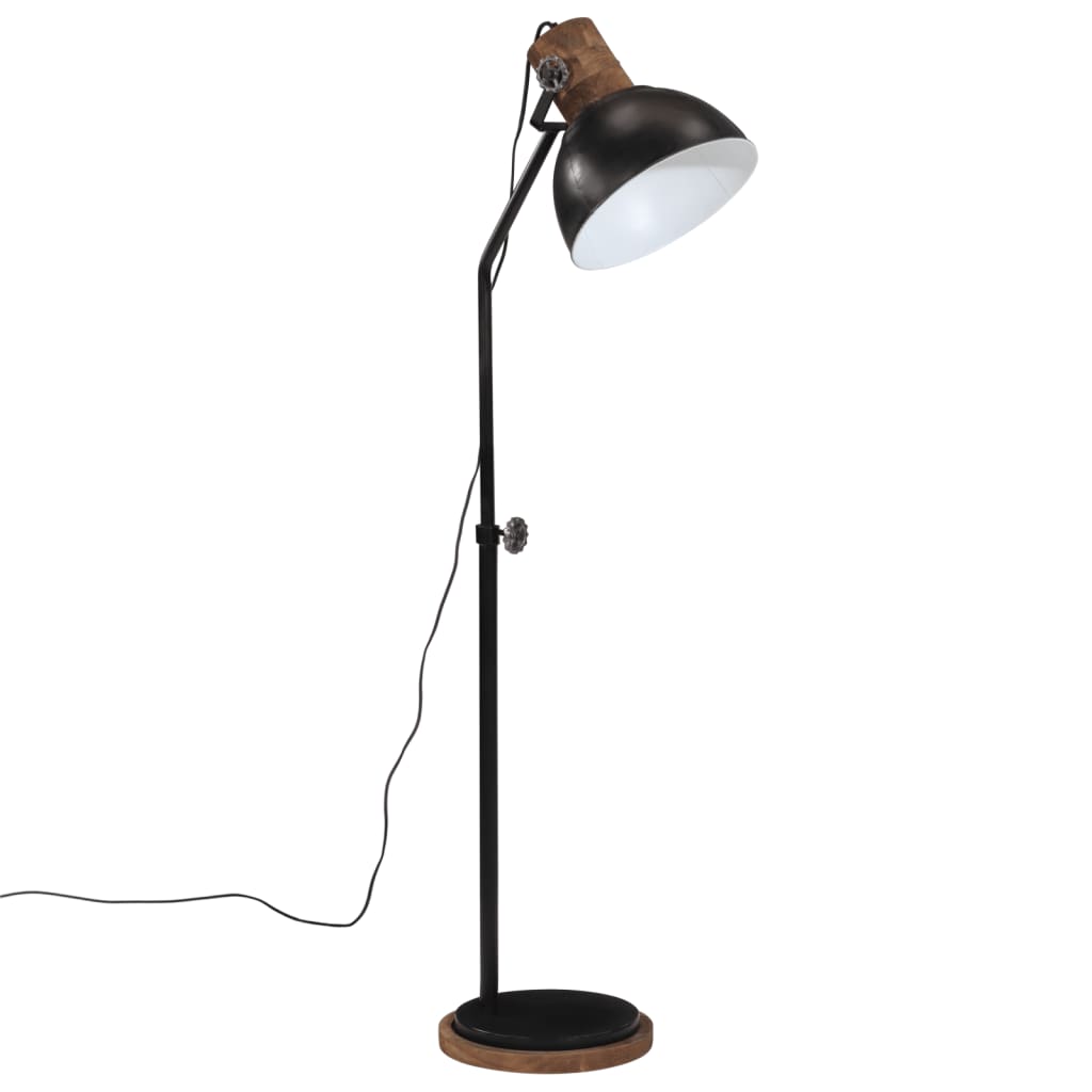 Floor Lamp 25 W Black 30x30x100-150 cm E27